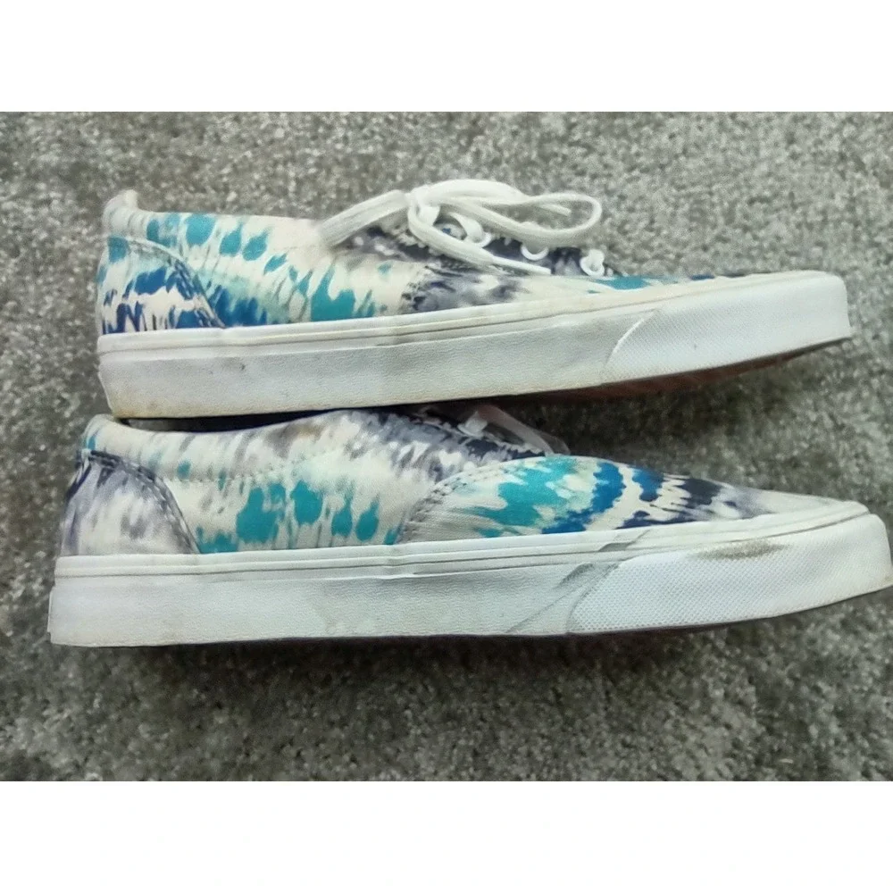 Vans Tye-Dye Blue Women's Shoes‎ Sneakers Size 11 Lace Up